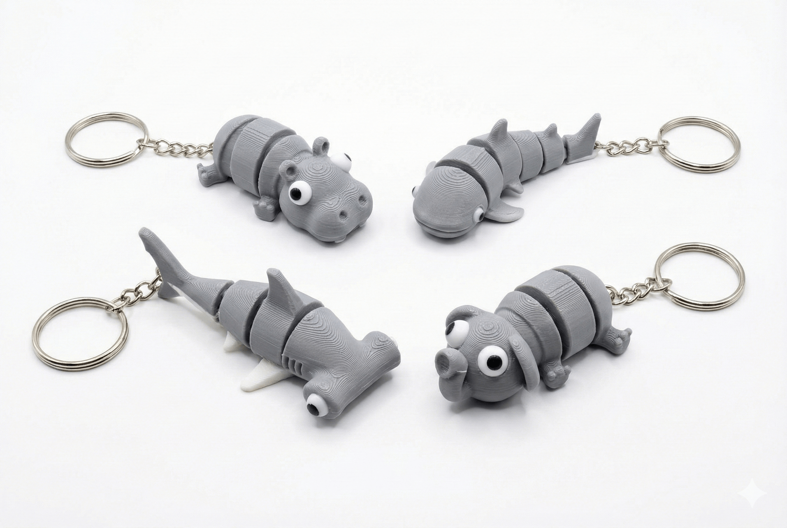 Articulated Animal Keychains